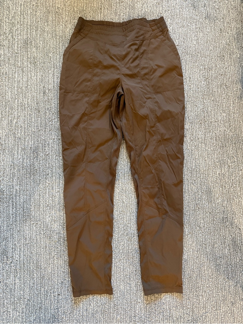 Indyeva Women’s Brown Lightweight Hiking Pants Size S Outdoor Travel Athleisure